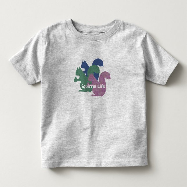 The Three Squirrels "Squirrel Life" Toddler Tee (Front)