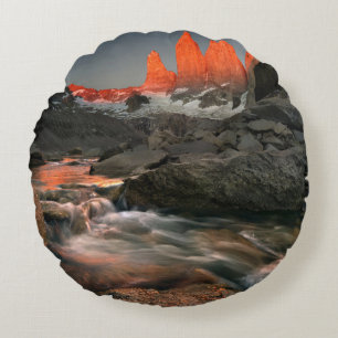 The Three Towers Round Cushion