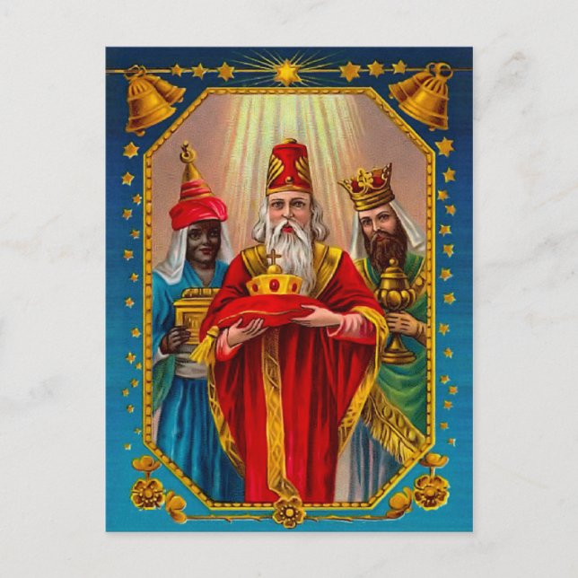 The three wise men postcard (Front)