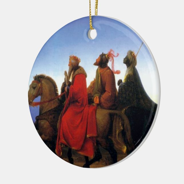 The Three Wisemen Ceramic Tree Decoration (Left)