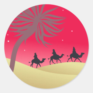 The Three Wisemen Classic Round Sticker