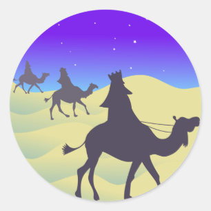 The Three Wisemen Classic Round Sticker