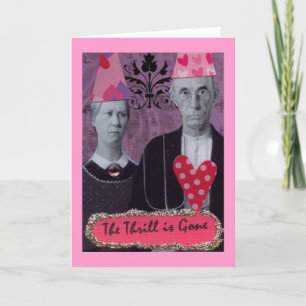 The Thrill is Gone Holiday Card