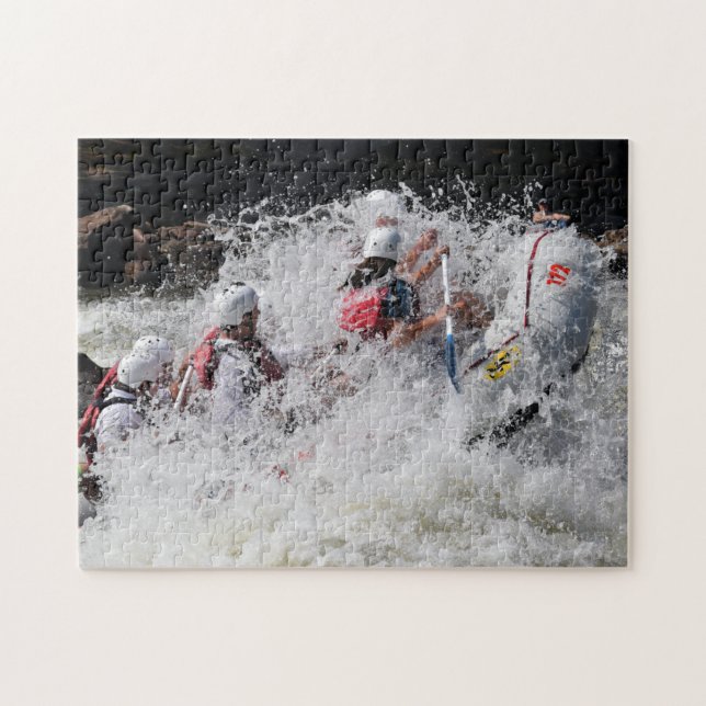 The Thrill of Whitewater Rafting 11 x 14 Jigsaw Puzzle (Horizontal)