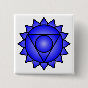 The Throat Chakra 15 Cm Square Badge