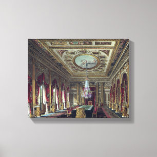 The Throne Room, Carlton House, from 'The History Canvas Print