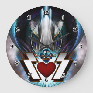 The Thunder Gods Rock Wall Clock