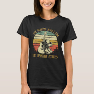 The Thunder Rolls And Lightning Strikes  Country M T-Shirt