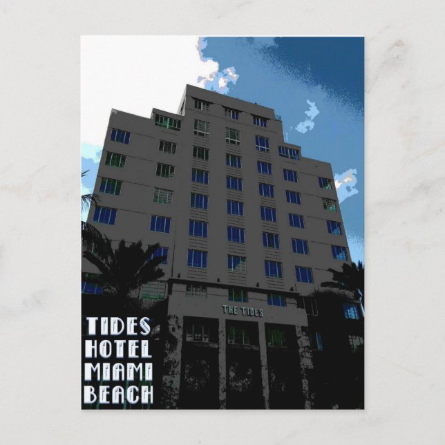 The Tides Hotel, Miami Beach Postcard (Front)