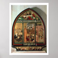 The Tiefenbronn Altarpiece (closed) 1432 (tempera