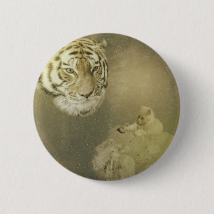 The Tiger And The Kitten, Round Badge