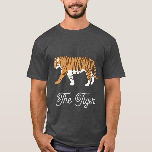 The Tiger Colour Block T-Shirt (Front)