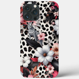 The Tiger in Floral Forest iPhone 13 Pro Max Case