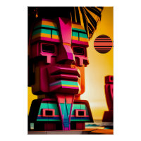 The Tiki Hut on Synthwave Beach
