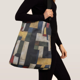 The Tiled Look Crossbody Tote Bag