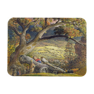 The Timber Wain, c.1833-34 (w/c & gouache on paper Magnet