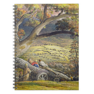 The Timber Wain, c.1833-34 (w/c & gouache on paper Notebook