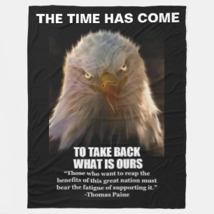 THE TIME HAS COME FLEECE BLANKET