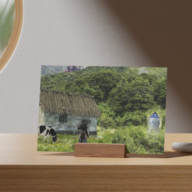 The Time Machine Arrives Postcard (Creator Uploaded)