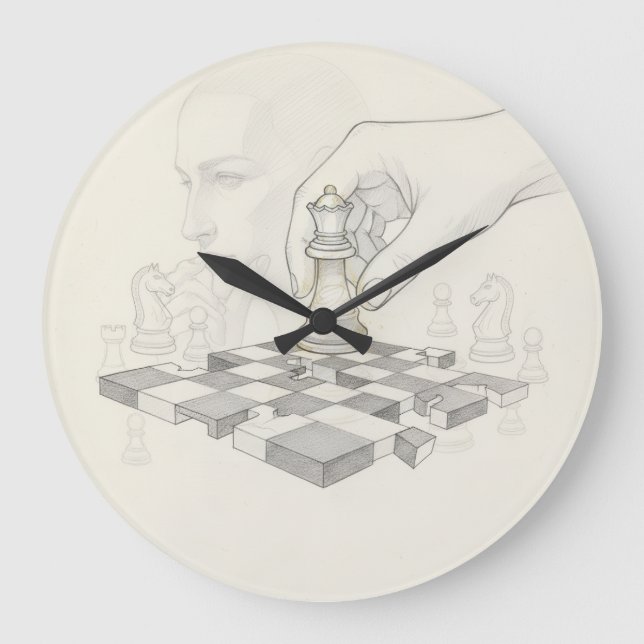 The Time of Strategy Large Clock (Front)