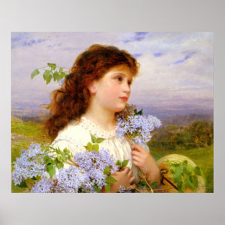 The Time of the Lilacs by Sophie Anderson Poster