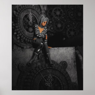 The Time Runs Off Poster