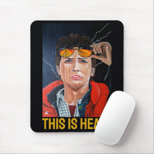 The Time Traveler Painting by Alfred Fox Mouse Pad
