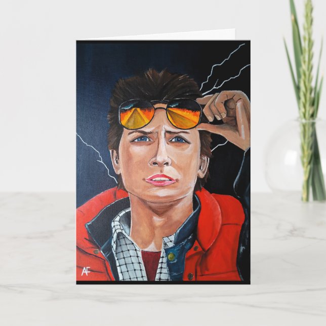 The Time Traveller Painting by Alfred Fox Card (Front)