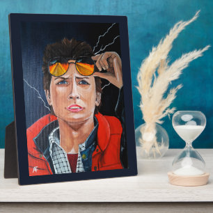 The Time Traveller Painting by Alfred Fox Plaque