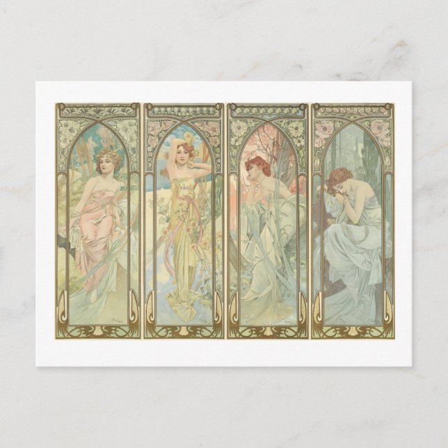 The Times Of Day Postcard (Front)