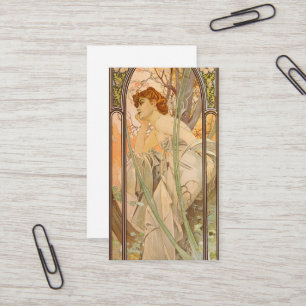The Times of the Day, Evening Contemplation, 1899  Business Card