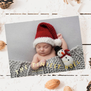 The Tiniest Noel Christmas Birth Announcement