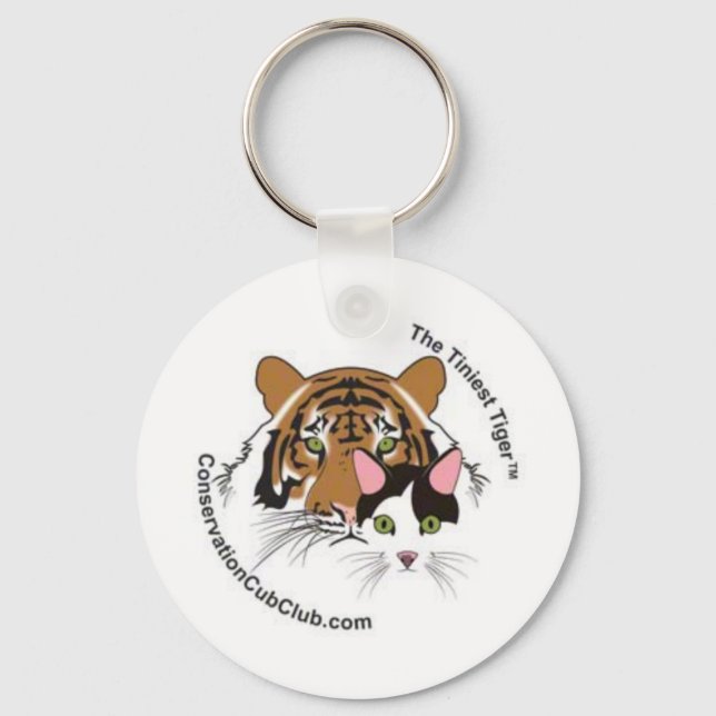 The Tiniest Tiger Conservation Cub Club Keychain (Front)