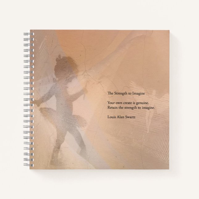 The tiny ballerina graces a notebook. notebook (Front)