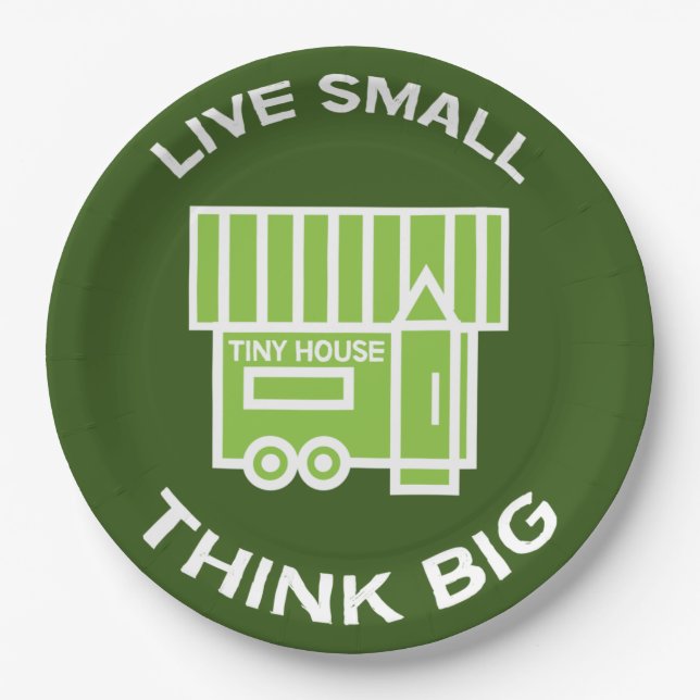 The Tiny House Movement - Tiny Houses - Tiny Home  Paper Plate (Front)