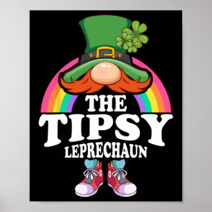The Tipsy Leprechaun St Patricks Day Costume Poster