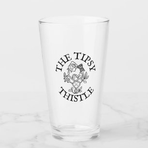 The Tipsy Thistle Pint Glass