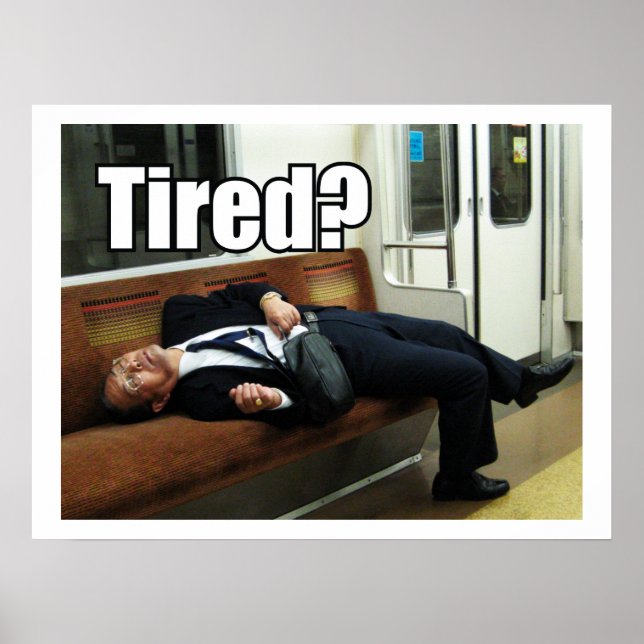 The Tired Salaryman Poster (Front)