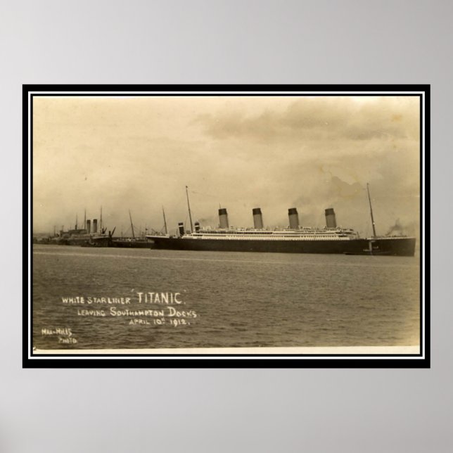The Titanic series vintage Photo Poster (Front)