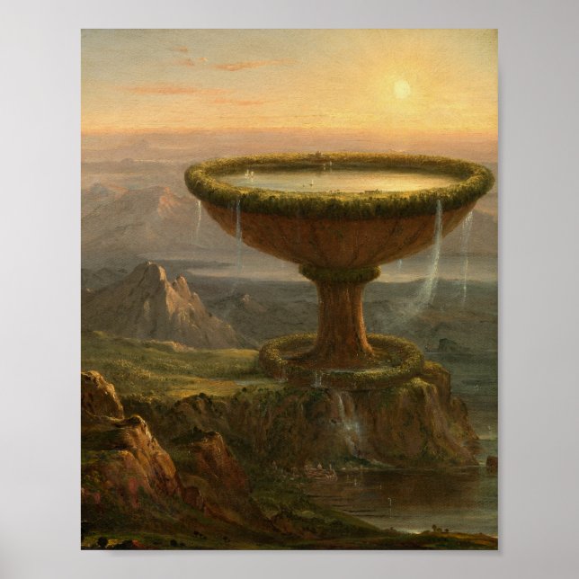 The Titan's Goblet (1833) - Thomas Cole Poster (Front)