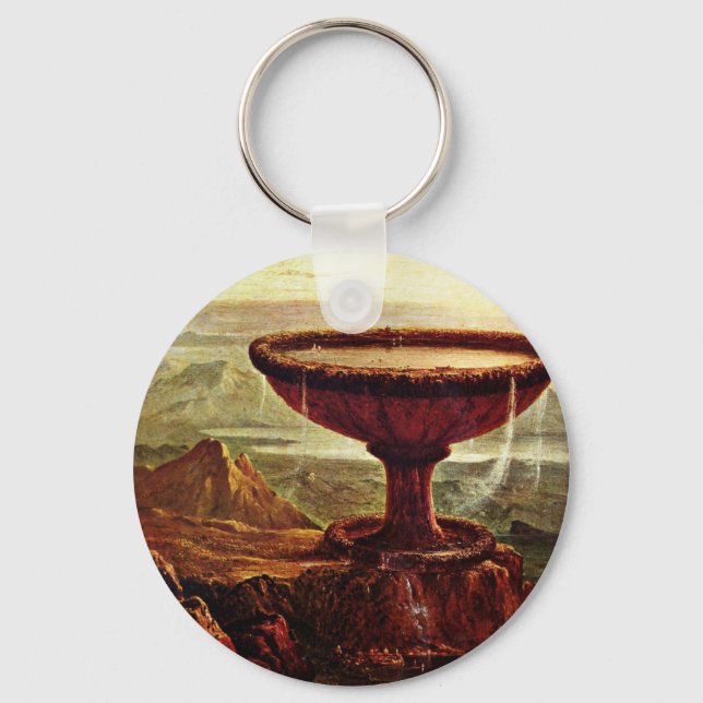 The Titan'S Goblet. By Cole Thomas (Best Quality) Key Ring (Front)