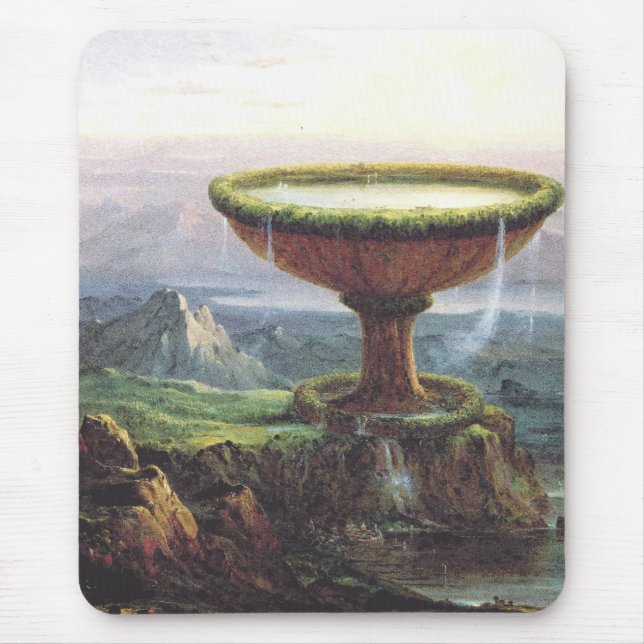 The Titan's Goblet by Thomas Cole Mouse Pad (Front)