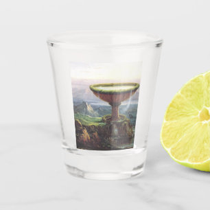 The Titan's Goblet by Thomas Cole Shot Glass