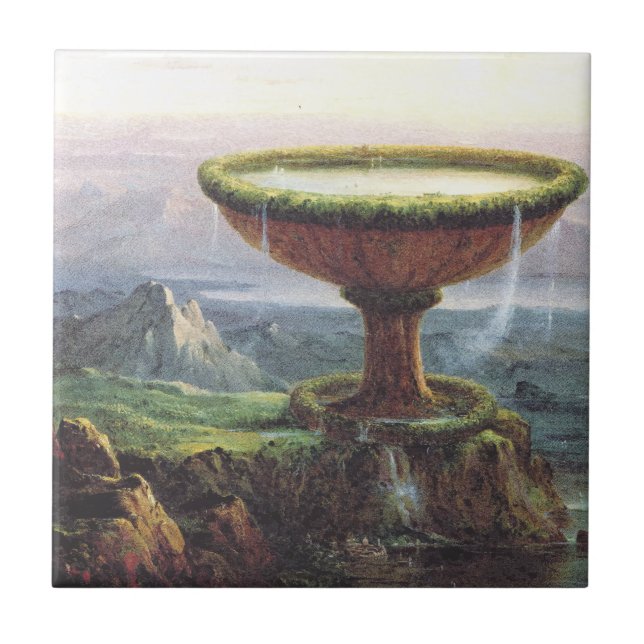The Titan's Goblet by Thomas Cole Tile (Front)