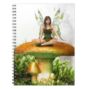 The Toadstool Fairy Spiral Notebook