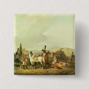 The Toast 15 Cm Square Badge