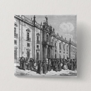 The tobacco factory at Seville 15 Cm Square Badge
