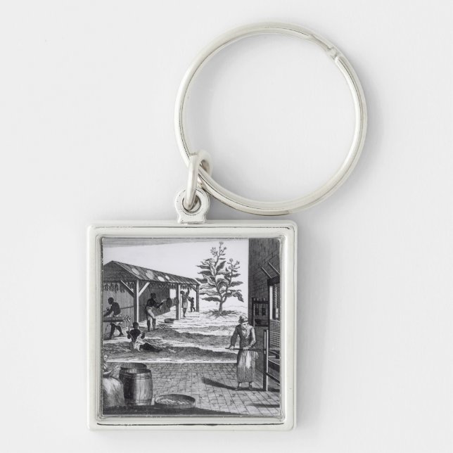 The Tobacco Manufactory in Different Branches Key Ring (Front)