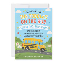 The Toddler on the Bus Turns Two Birthday