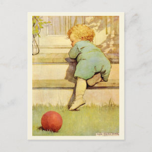 The Toddling Baby Boy Postcard